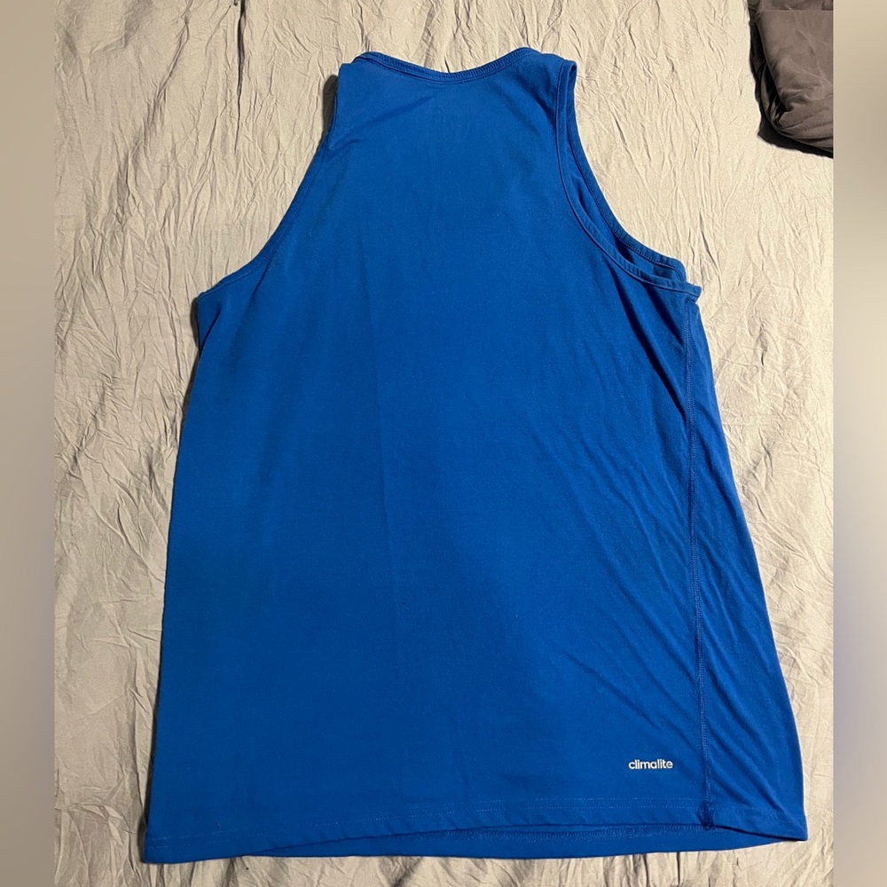Adidas Ultimate Tank Top Blue Sleeveless Size Medium